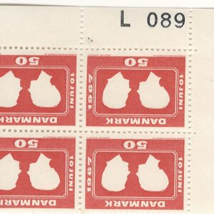 4-blok 50 øre dk-0458 L089