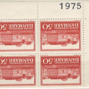 4-blok 50 øre dk-0445 1975