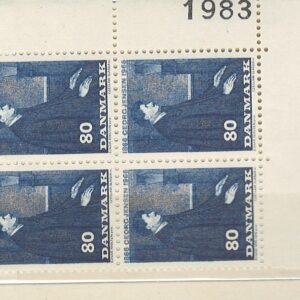 4-blok 80 øre dk-0447 1986