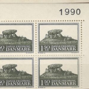 4-blok 1,50 kr dk-0451 1990