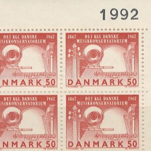 4-blok 50 øre dk-0452 1992