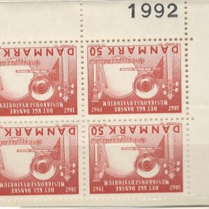 4-blok 50 øre dk-0452 1992