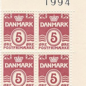 4-blok 5 øre dk-0246 1994