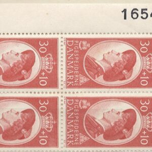 4-blok 30+10 øre dk-0390 1654