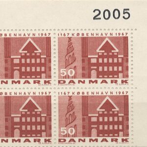 4-blok 50 øre dk-0456 2005