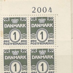 4-blok 1 øre dk-0196 2004