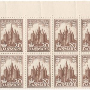 8-blok 20 øre dk-0348 1696