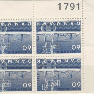 4-blok 60 øre dk-0409 1791
