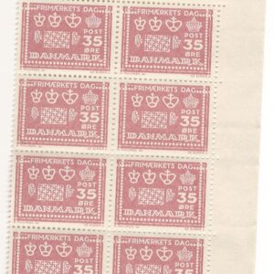 8-blok 35 øre dk-0427 1920