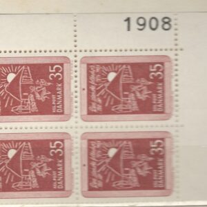 4-blok 35 øre dk-0423 1908