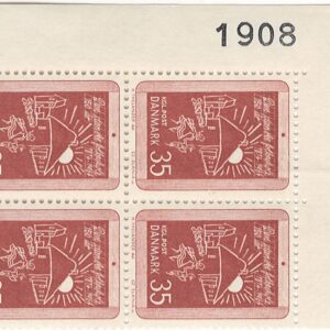 4-blok 35 øre dk-0423 1908