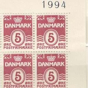 4-blok 5 øre dk-0246 1994
