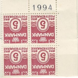 4-blok 5 øre dk-0246 1994
