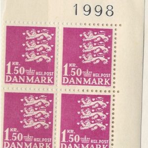 4-blok 1,50 kr dk-0405 1998