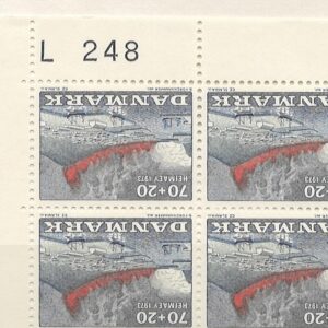 4-blok 70+20 øre dk-0549 L248