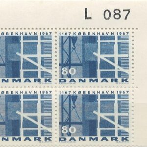 4-blok 80 øre dk-0457 L086