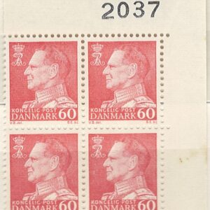 4-blok 60 øre dk-0461 2037