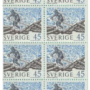10-blok hæfte Timmerflottning 09021970
