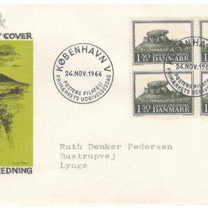24111966 Firblok Dansk Fredning 1966, København