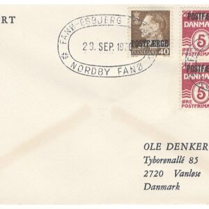 29091970 Fanø-Esbjerg 1970, Fanø Postfærge