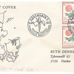 26041973 Firblok Det Jyske Haveselskab 100 år 1973, København