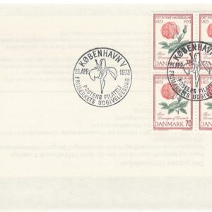 26041973 Firblok Det Jyske Haveselskab 100 år 1973, København