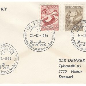 24121969 Særkuvert 1969, Sdr. Strømfjord