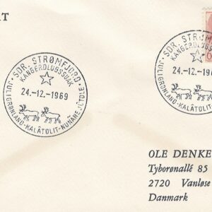 24121969 Særkuvert 1969, Sdr. Strømfjord