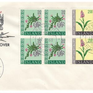 17011968 Firblokke 50 aur og 2,50 kr 1968, Reykjavík