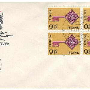 29041968 Firblok 9,50 kr 1968, Reykjavík