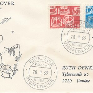 28021969 Danmarkskort 1969, Reykjavík