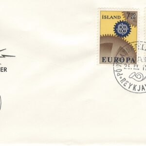 26031969 50 Ára SÆT med 6 kuverter 1969, Reykjavík