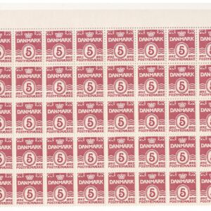50-blok 5 øre 1900 xx702