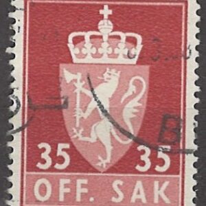 35 øre notj75 stemplet