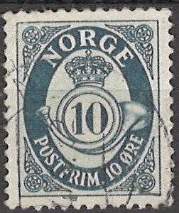 10 øre no370 stemplet
