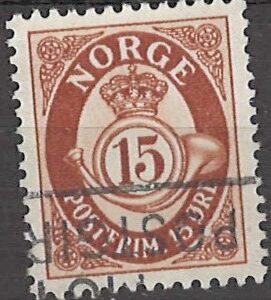 15 øre no80 stemplet