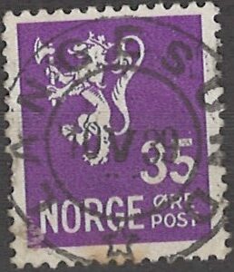 35 øre no275 stemplet