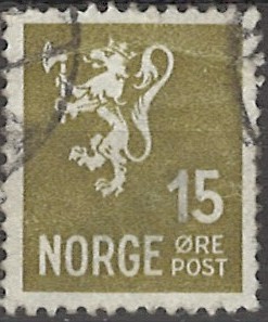 15 øre no119 stemplet