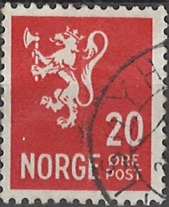 20 øre no221 stemplet