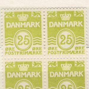 4-blok 25 øre dk-0430