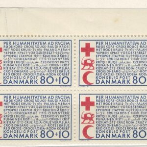 4-blok 80+10 øre dk-0442