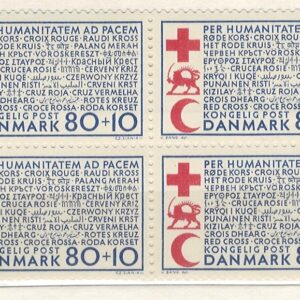 4-blok 80+10 øre dk-0442