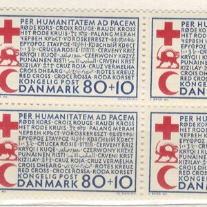 4-blok 80+10 øre dk-0442