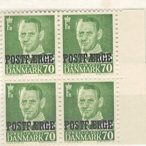 4-blok 70 øre dk-0324 Postfærge