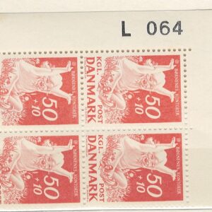 4-blok 50+10 øre dk-0439 L064
