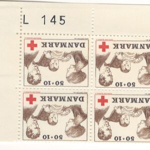 4-blok 50+10 øre dk-0491 L145