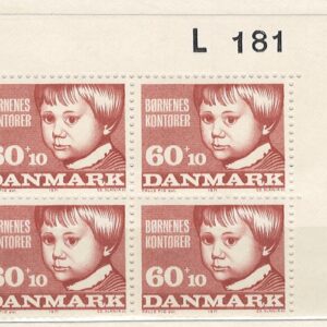 4-blok 60+10 øre dk-0512 L181