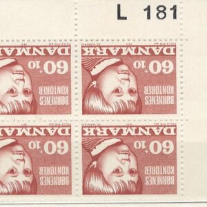 4-blok 60+10 øre dk-0512 L181