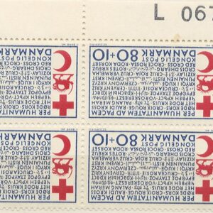 4-blok 80+10 øre dk-0442 L067