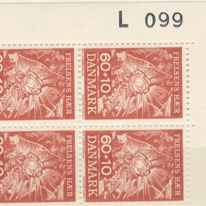 4-blok 60+10 øre dk-0467 L099